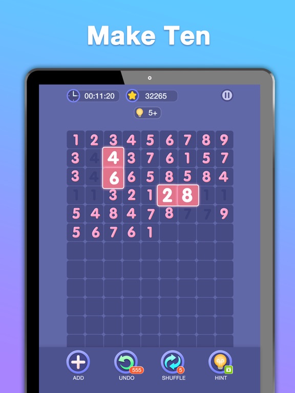 Screenshot #5 pour Match Ten - Number Puzzle