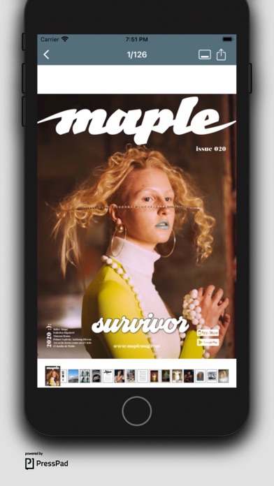 Maple Magazine Screenshot