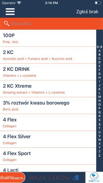Aptekarz Baza Leków Screenshot