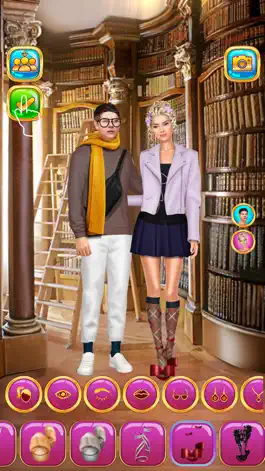 Game screenshot Rich College Couple Makeover hack