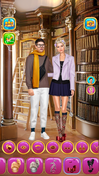 Rich College Couple Makeover Screenshot