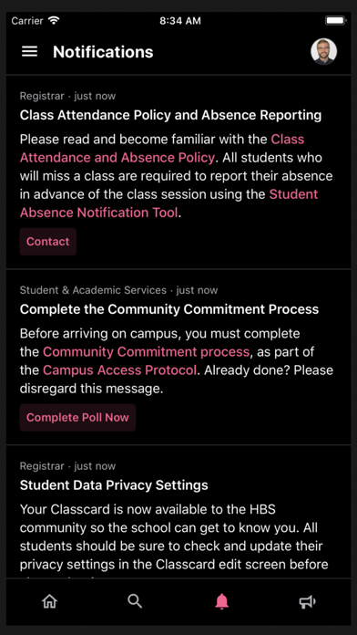 myHBS Screenshot