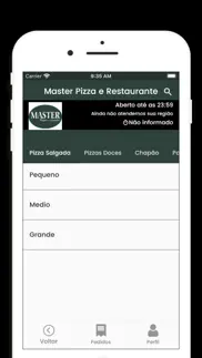 master pizza e restaurante iphone screenshot 2