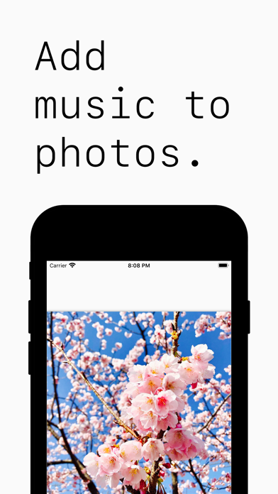 Music on Photos Screenshot