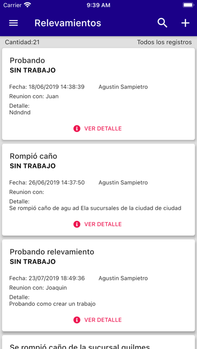 WorkTra Screenshot