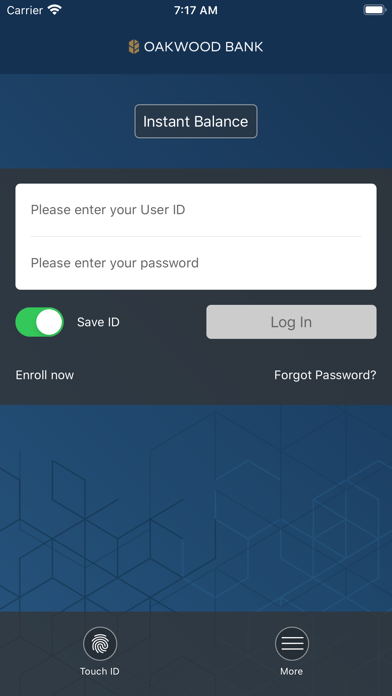 Oakwood Bank Mobile Screenshot