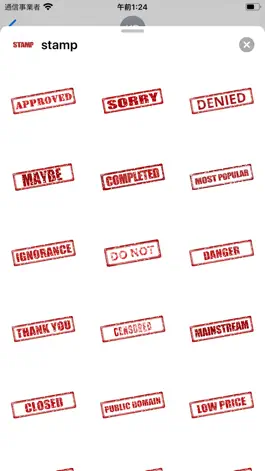Game screenshot Red Rubber Stamp Stickers mod apk