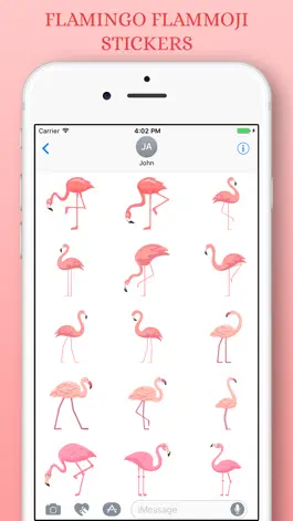 Game screenshot Flamingo FlamMoji Stickers apk