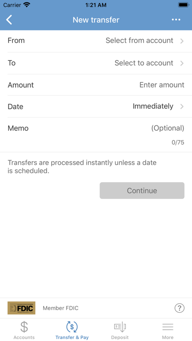 Idaho Trust Mobile Banking Screenshot