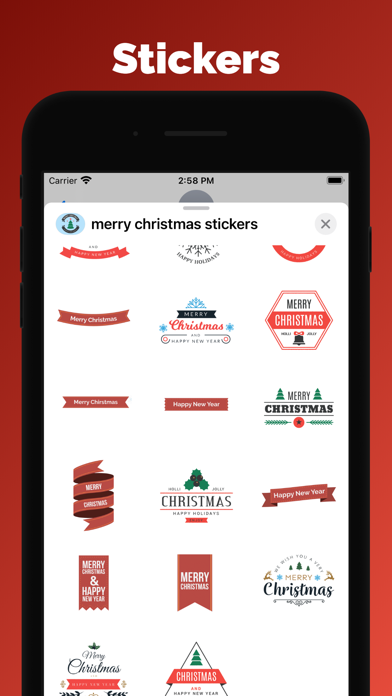 Screenshot #2 pour Merry Christmas stickers emoji