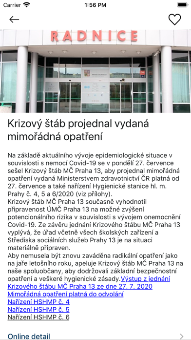 Praha 13 v mobilu Screenshot