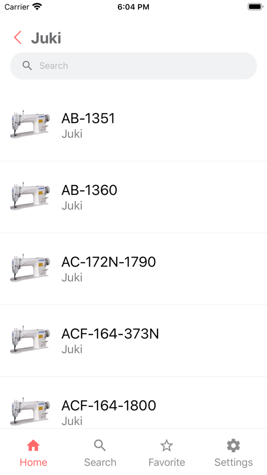 #8. Sewing Machine Parts List (iOS) Podle: Dinh Nguyen
