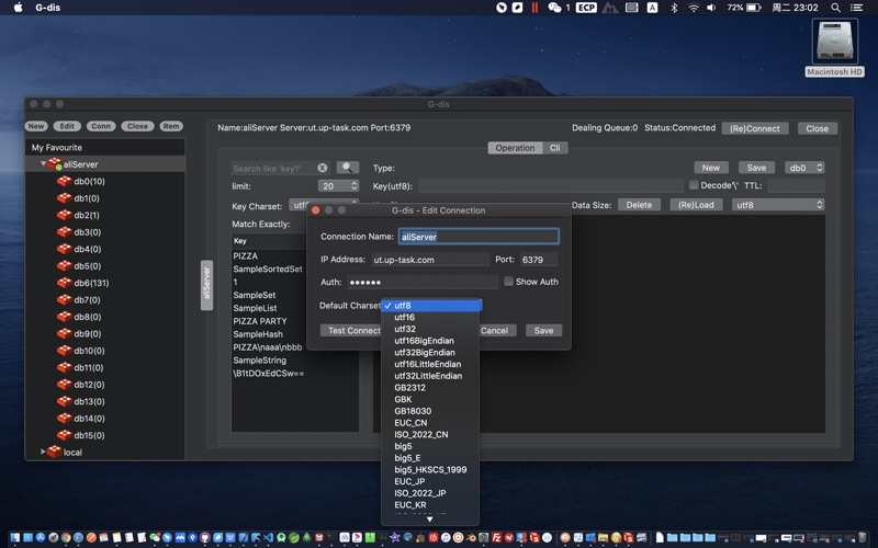G-dis - Gui client for Redis Screenshot 2 - AppWisp.com G-dis - Gui client for Redis Screenshot 2 - AppWisp.com