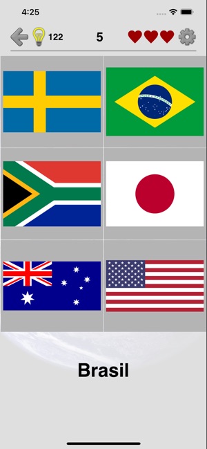 Bandeiras dos países do mundo na App Store