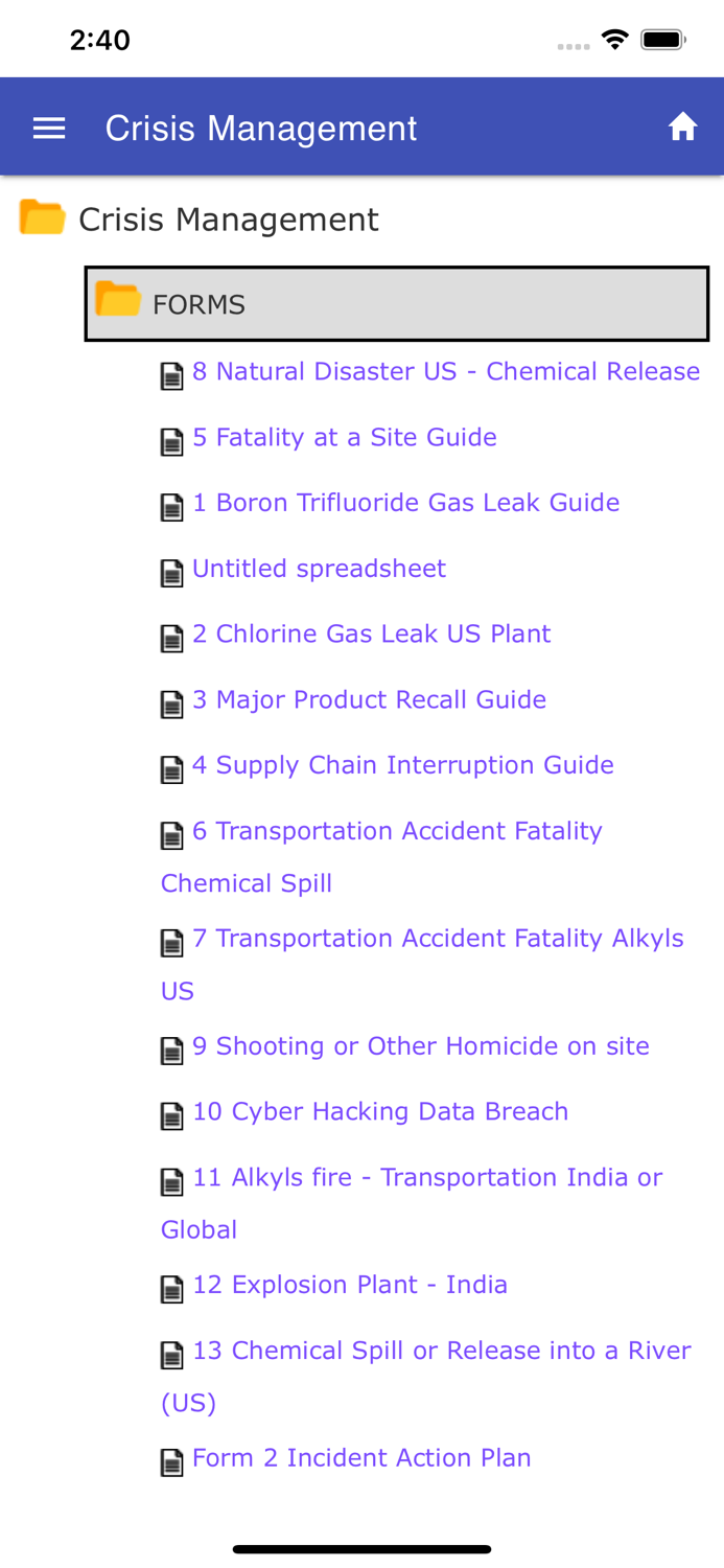 Crisis Management App