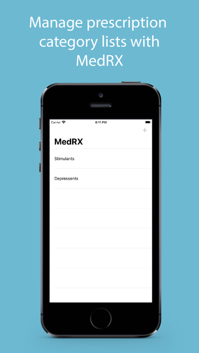 MedRX List Screenshot