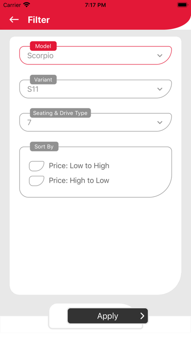 Mahindra Genuine Accessories Screenshot