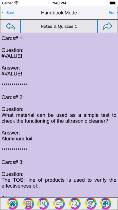 Sterile Processing Exam Review Screenshot