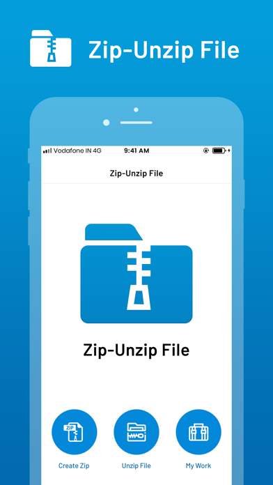 Screenshot #1 pour Unarchiver : Zip Unzip Tool