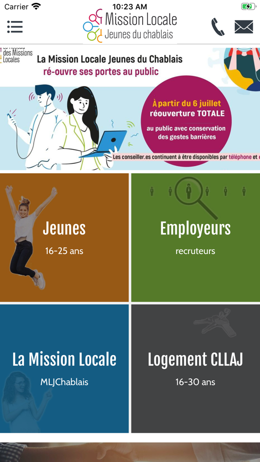 #1. MLJChablais (iOS) By: Mission Locale du Chablais