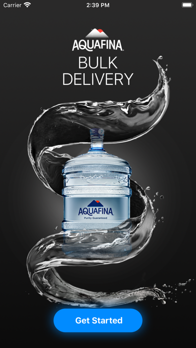 Aquafina Bulk Delivery Screenshot