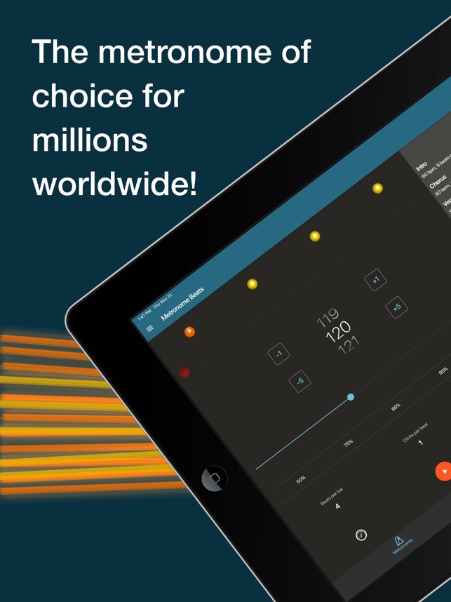 metronome beats app for iphone