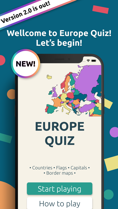 Europe Quiz: Flags & Capitals Screenshot 1 - AppWisp.com Europe Quiz: Flags & Capitals Screenshot 1 - AppWisp.com