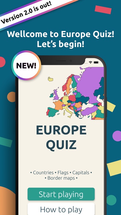 Europe Quiz: Flags & Capitals by Maksim Sirosh