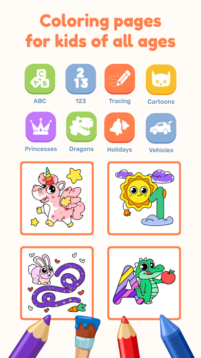 DRAWING Games for Kids & Colorのおすすめ画像1