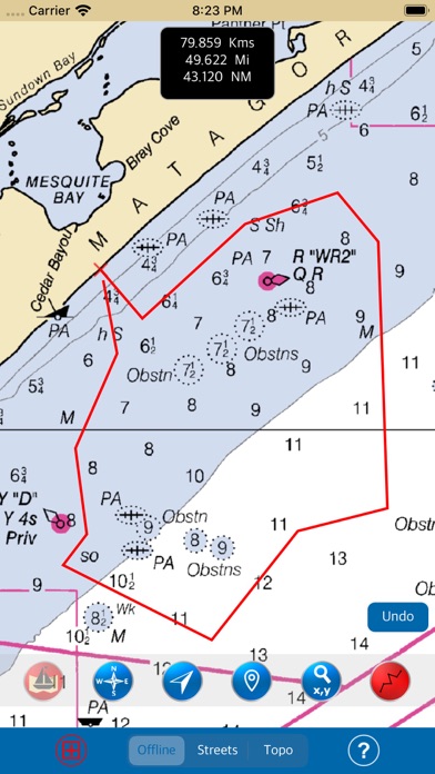 Texas – Raster Nautical Charts Screenshot