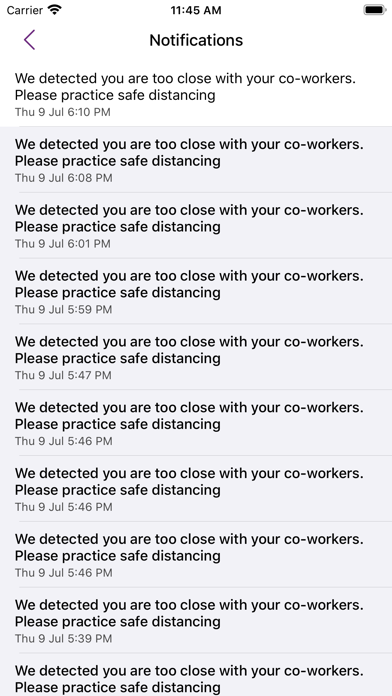 Workplace SafeEntry Megapixel Screenshot
