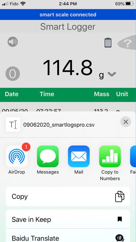 #6. Lab Scale - SmartLogs Pro (iOS) 来自: ReFleX Wireless Inc.
