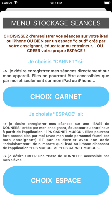 Screenshot #2 pour EPS Carnet Muscu