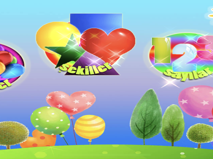 Renkler Şekiller Sayılar