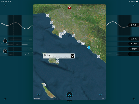Waterscope Weather iPad screenshot 6 - Weather app