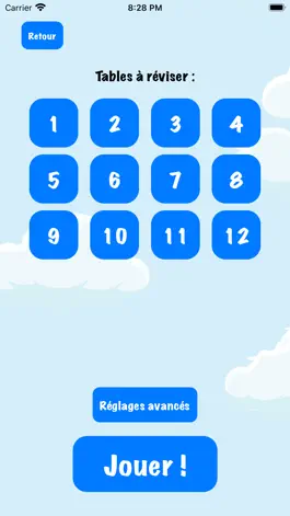 Game screenshot Apprendre les multiplications apk