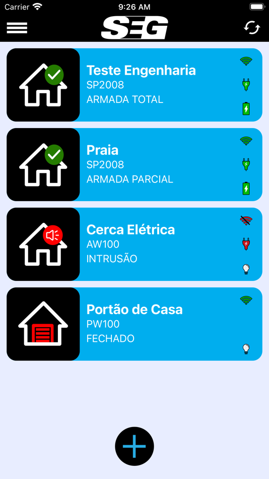 #3. SEG Alarmes (iOS) 由: 07.139.853/0001-58