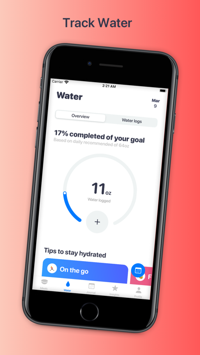 Your Food Journal Screenshot