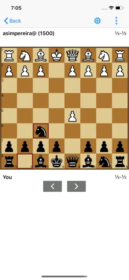 Game screenshot Your Move Correspondence Chess apk