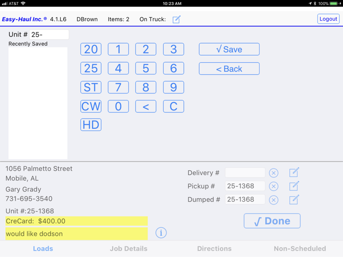 Easy Haul Trucking App