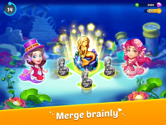 Screenshot #4 pour Merge Mermaids