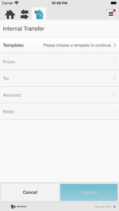 Rio Bank Business Screenshot