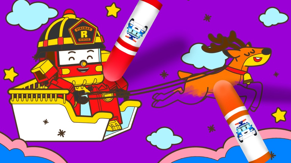 #5. Robocar Poli SketchBook Game (iOS) 由: KIGLE Inc.