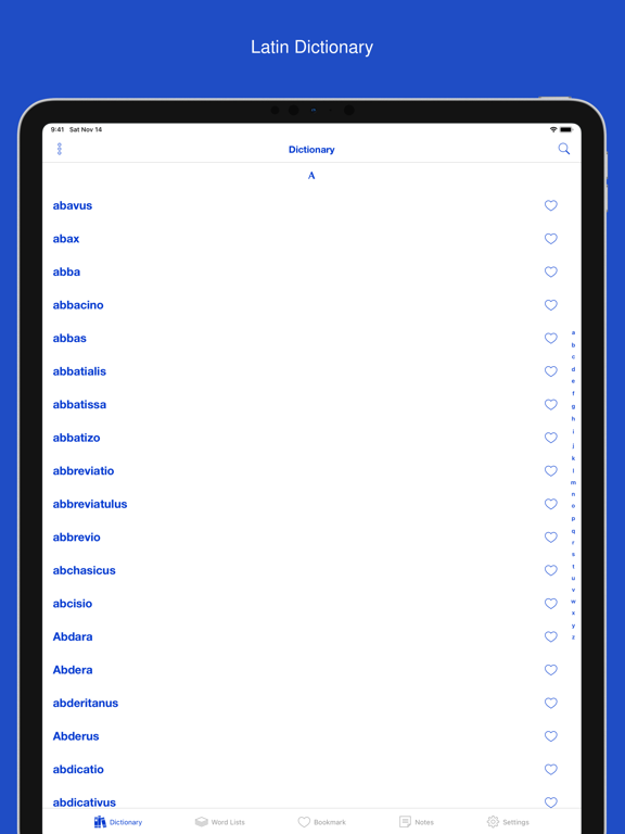 Screenshot #4 pour Dictionary of Latin Language