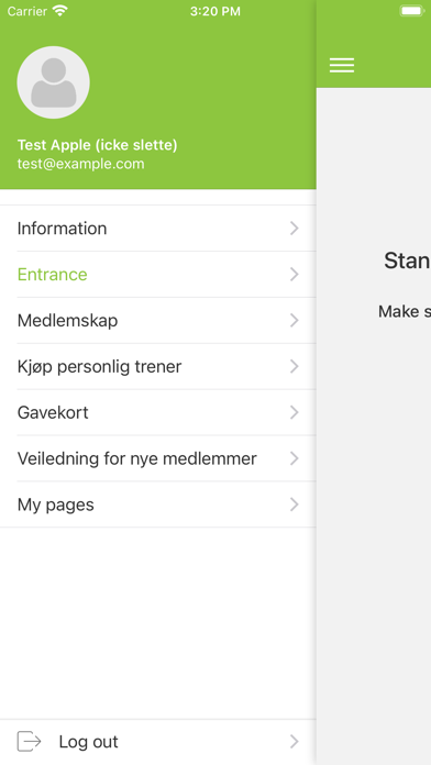 e2 Medlem Screenshot
