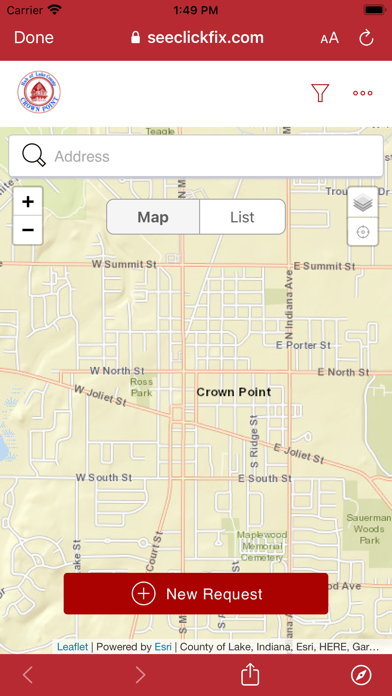 City of Crown Point IN Screenshot