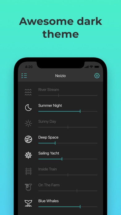 Noizio — focus, relax, sleep Screenshot