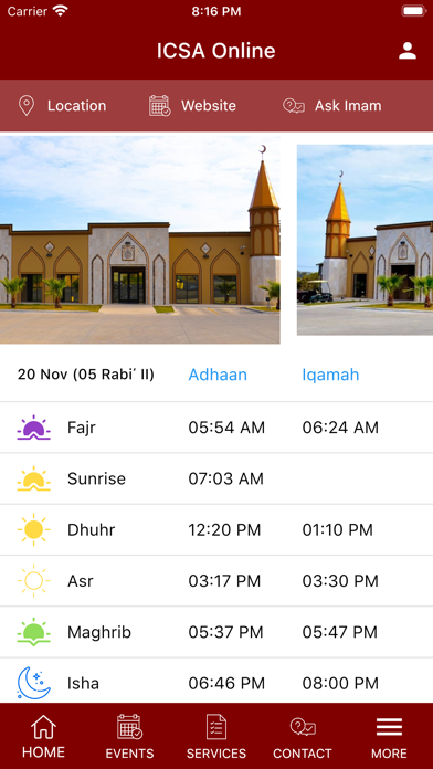 Islamic Center of San Antonio Screenshot