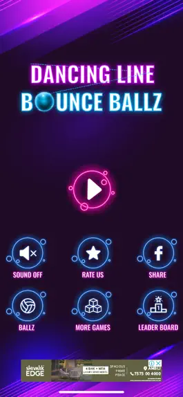 Game screenshot Dancing Line Bounce Ballz mod apk