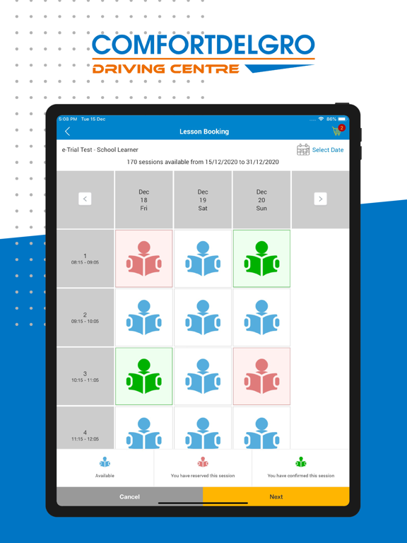 Screenshot #4 pour ComfortDelGro Driving Centre